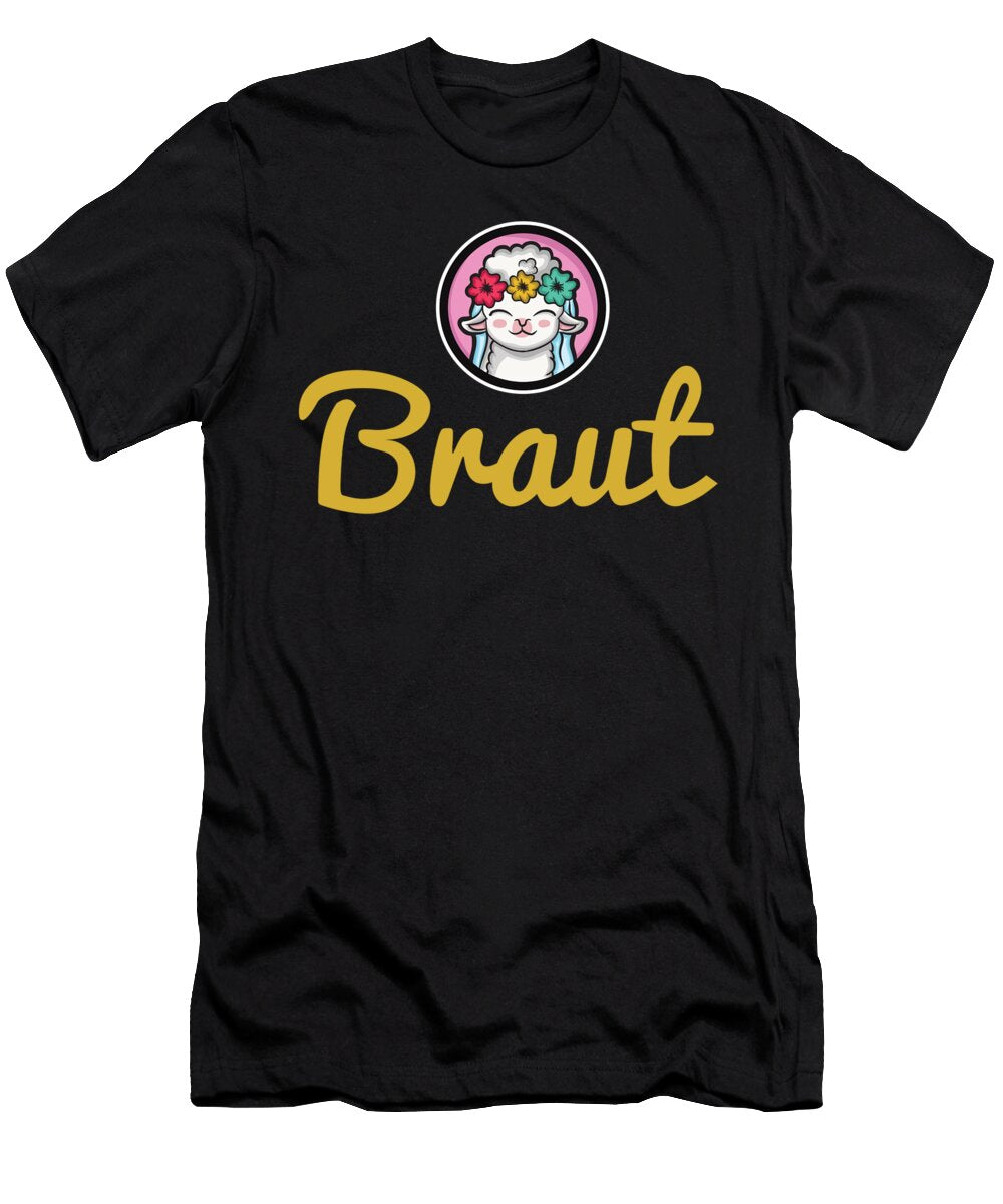 1 Jga Bride Bride Alpaca Wedding Bachelor Party Marco Rothe T-Shirt