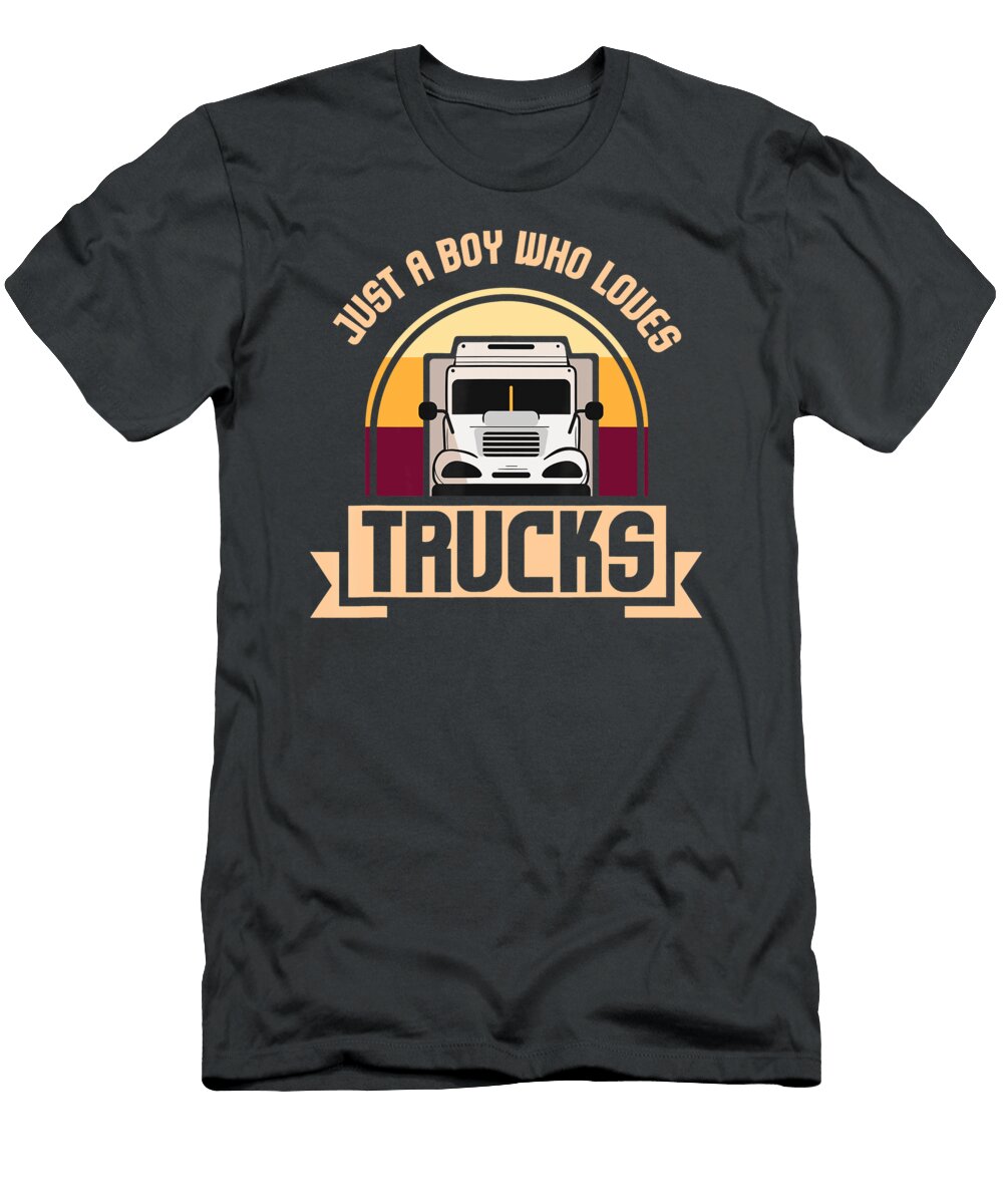 1 Just a Boy Who Loves Trucks Anh Nguyen T-Shirt
