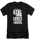 1 Just a Girl Who Loves Garbage Trucks Driver Garbage Truck Crazy Squirrel T-Shirt