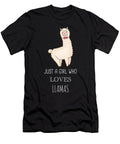 1 Just a Girl Who Loves Llamas Cynto T-Shirt