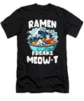 1 Kawaii Cat and Ramen Otaku Gift Neko Ramen Benjamin Burkert T-Shirt