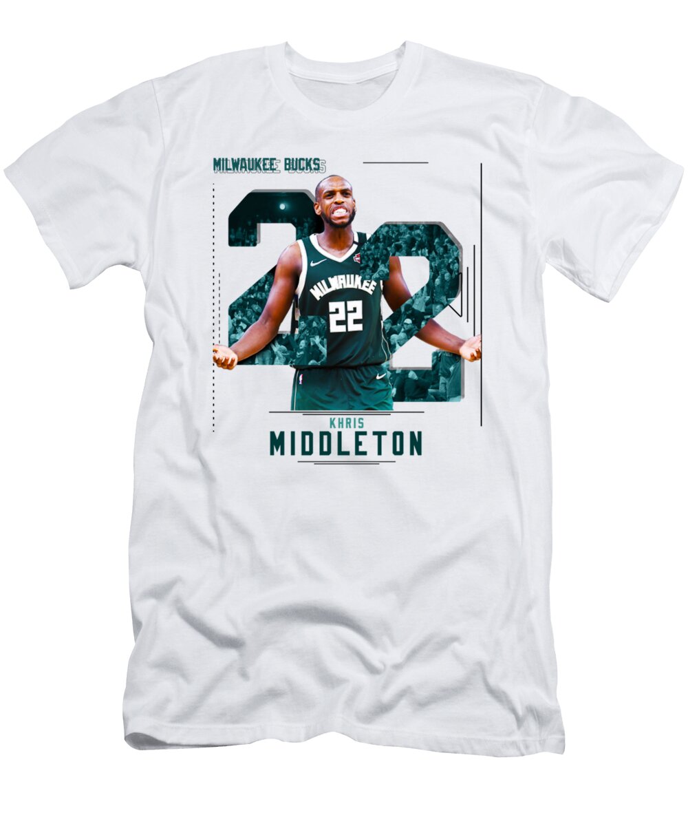 1 Khris Middleton Basketball Kelvin Kent T-Shirt