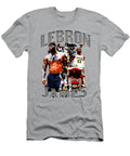 1 Lebron James Basketball Montage Kenvin Tran T-Shirt