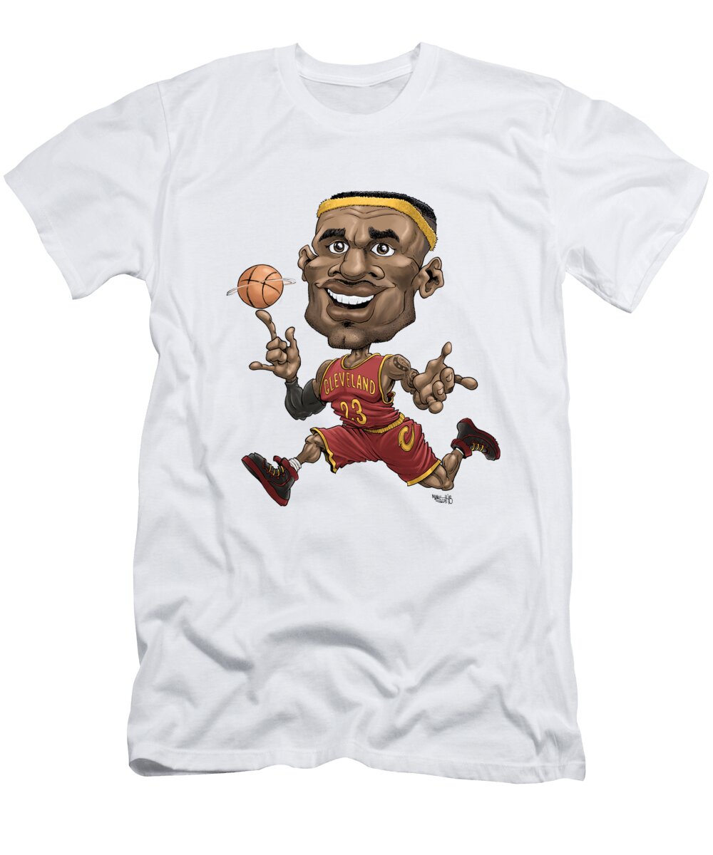 1 Lebron James Mike Scott T-Shirt