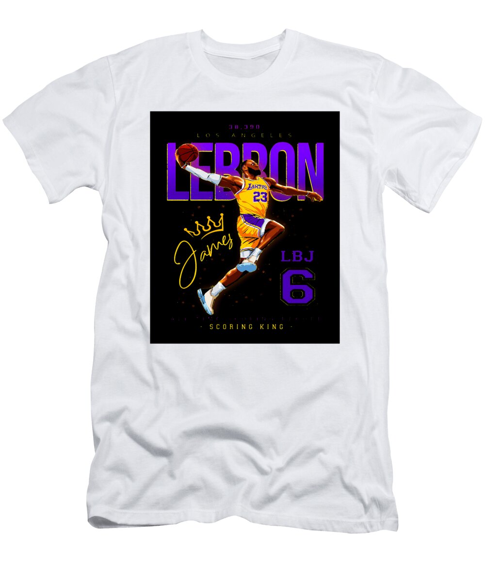 1 Lebron James Scoring King Tribute Kenvin Tran T-Shirt