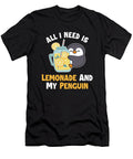 1 Lemonade and My Penguin Lemon Juice Business Lemonade Stand Graphics Lab T-Shirt