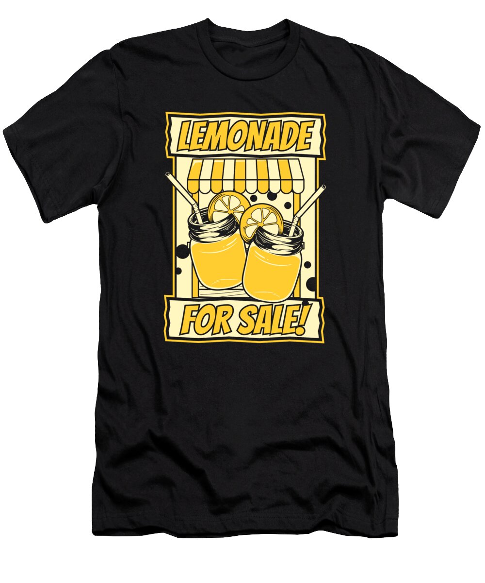 1 Lemonade for Sale Cardboard Lemon Juice Lemonade Stand Graphics Lab T-Shirt