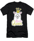 1 Llama Lama Alpaca Llama Queen Haselshirt T-Shirt