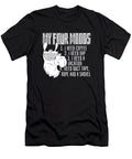 1 Llama Lamaist My Four Moods I Need Coffee I Need a Nap Crazy Squirrel T-Shirt