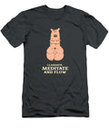 1 Llamaste Meditate and Flow Llama Doing Yoga David Sechovicz T-Shirt