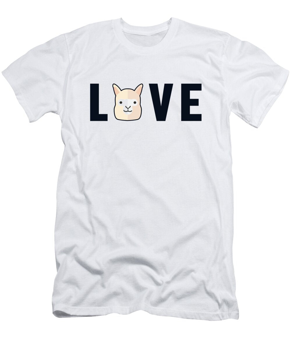 1 Love Guanaco Llama Vicuna Breeder Alpaca Marco Rothe T-Shirt