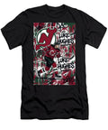 1 Luke Hughes Graffiti Poster Hockey Player NHL Sampadart Gallery T-Shirt