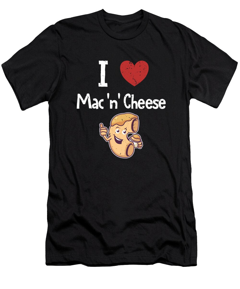 1 Mac N Cheese I Love Mac N Cheese Macaroni Marco Rothe T-Shirt