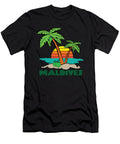 1 Maldives Summer Beach Vacation Travel Destination Gift Jan Deelmann T-Shirt