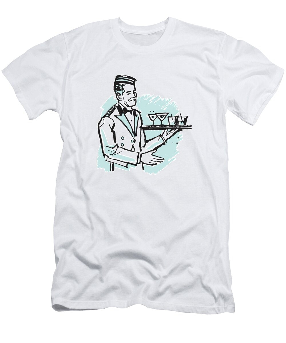 1 Male Cocktail Server Csa Images T-Shirt
