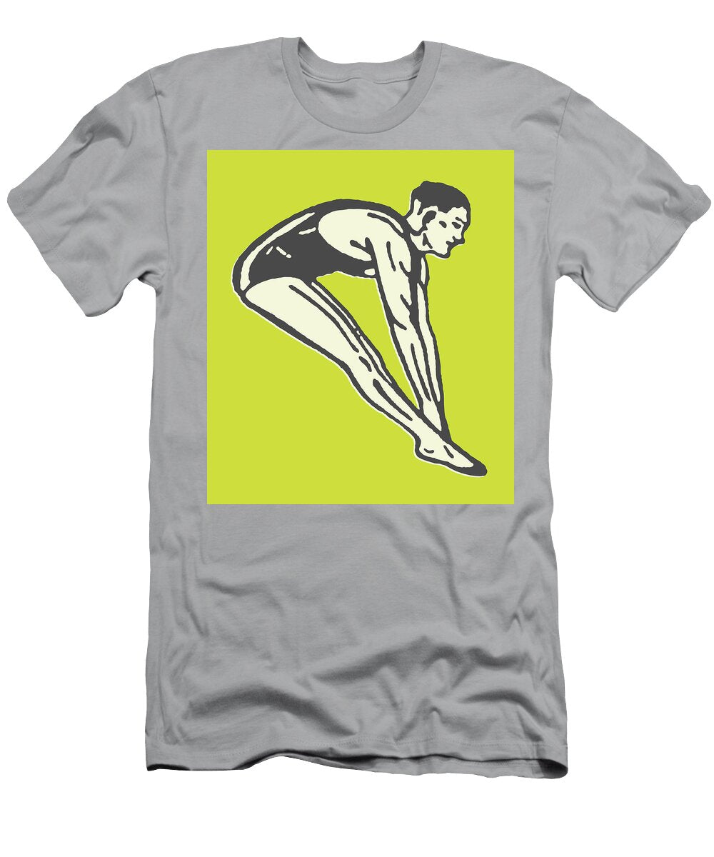 1 Male Diver in Pike Position Csa Images T-Shirt