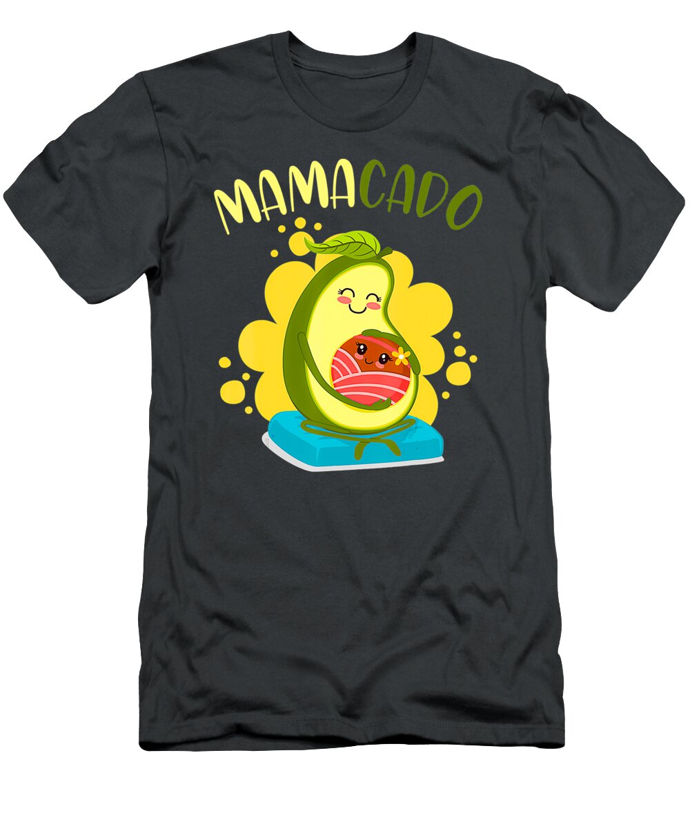 1 Mamacado Mothers Day Mommy Avocado Guacamole Handsley Nguyen T-Shirt