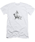 1 Man Getting Cocktail Service While in Lawn Chair Csa Images T-Shirt