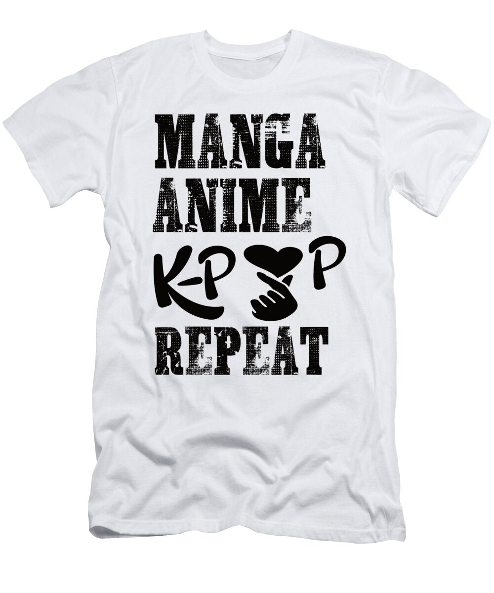 1 Manga Anime Kpop Repeat Steven Zimmer T-Shirt
