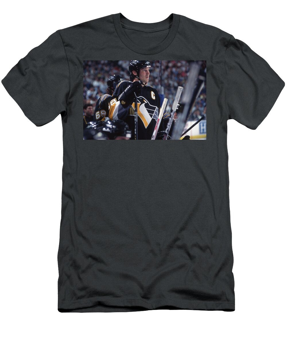 1 Mario Lemieux Pittsburgh Penguins Upper Deck T-Shirt