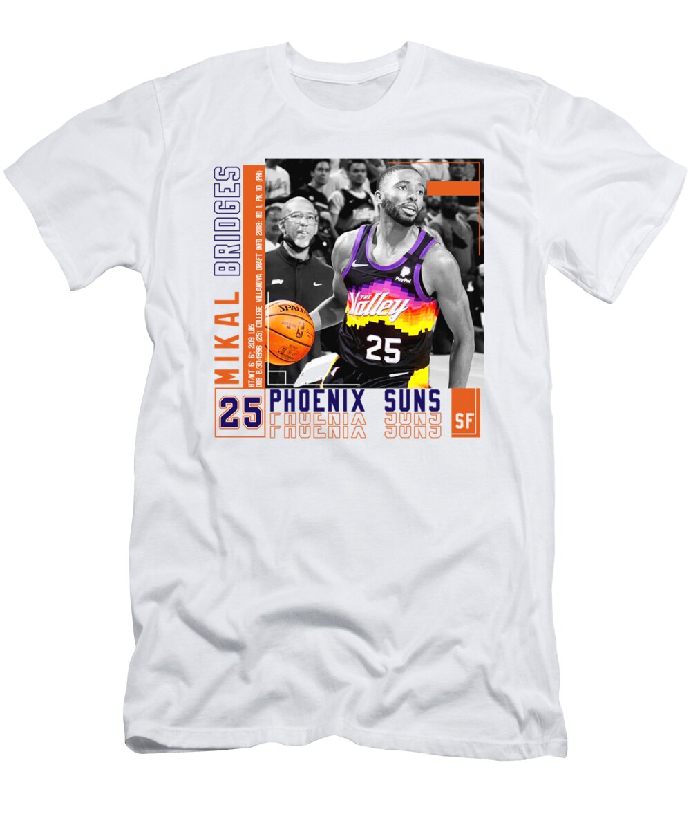 1 Mikal Bridges Basketball Kelvin Kent T-Shirt
