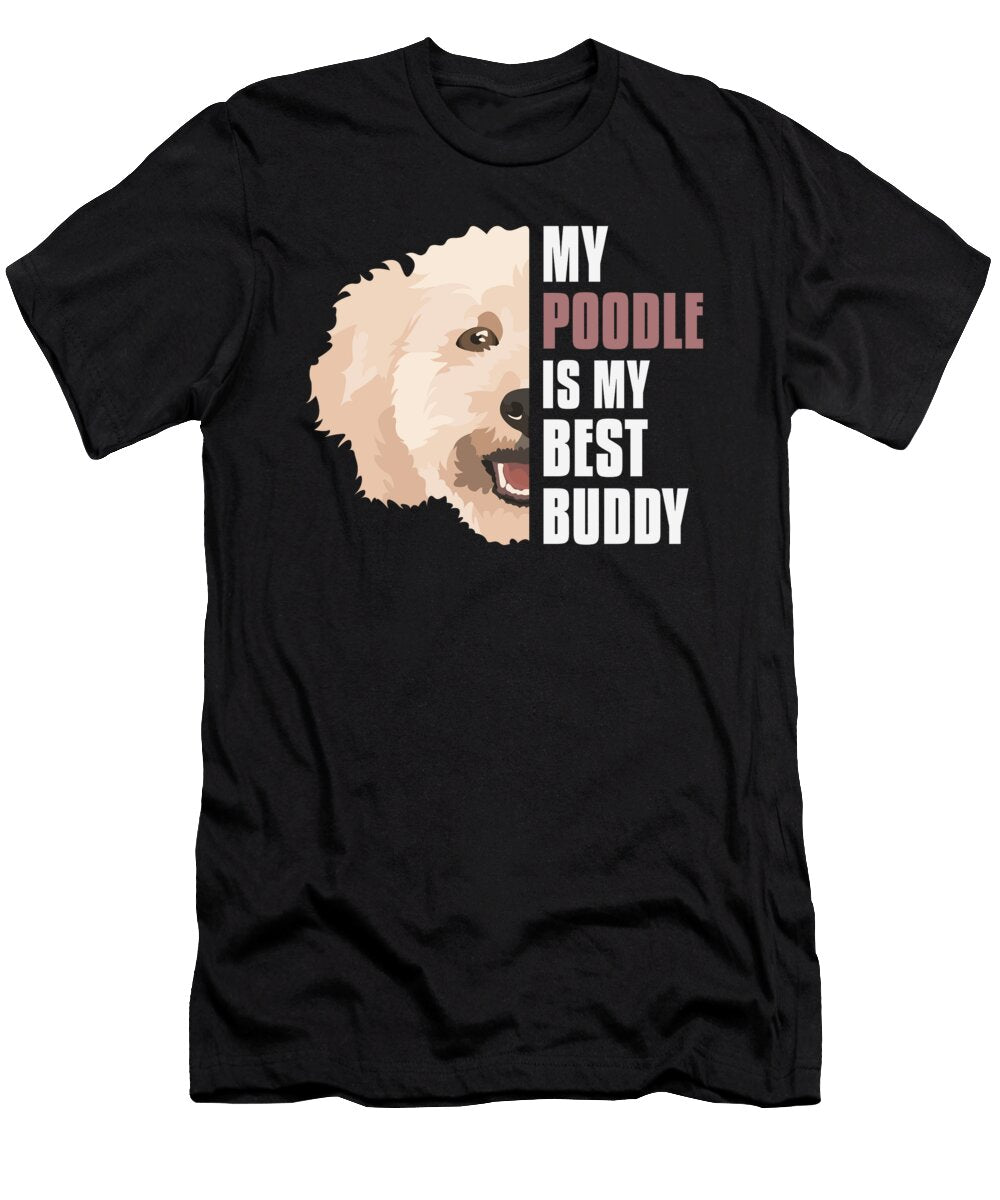 1 Miniature Poodle Dog Hair Glitter Greenoptix T-Shirt