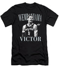 1 Monochrome Basketball Player Portrait in Modern Minimalist Sports Poster Style Gerald James T-Shirt