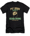1 My Brain Is 95 Scuba Diving Technical Scuba Diver Graphics Lab T-Shirt
