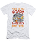 1 My Scary Bartender Bar Drinks Costume Halloween Florian Dold Art T-Shirt