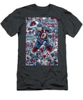 1 Nathan Mackinnon Graffiti Poster Hockey Player NHL Sampadart Gallery T-Shirt