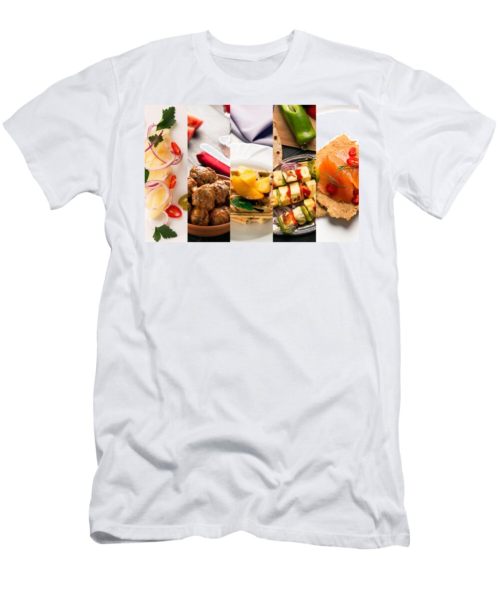 1 Natural Colorful Food Photo Collage Vadim Goodwill T-Shirt