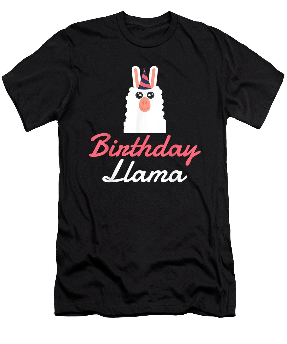 1 Nice Birthday Llama Alpaca Cute Fans Ezone Prints T-Shirt