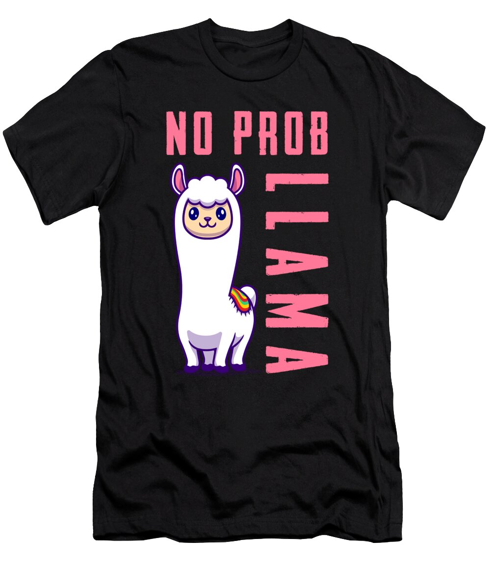 1 No Prob Llama Steven Zimmer T-Shirt
