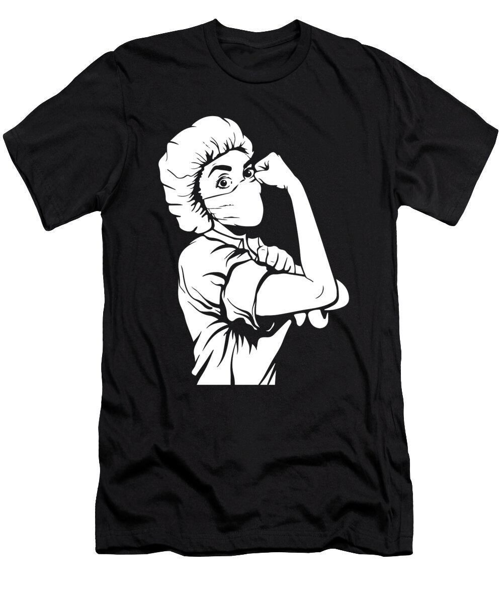 1 Nurse Hospital Caretaker Nursing Crazy Squirrel T-Shirt