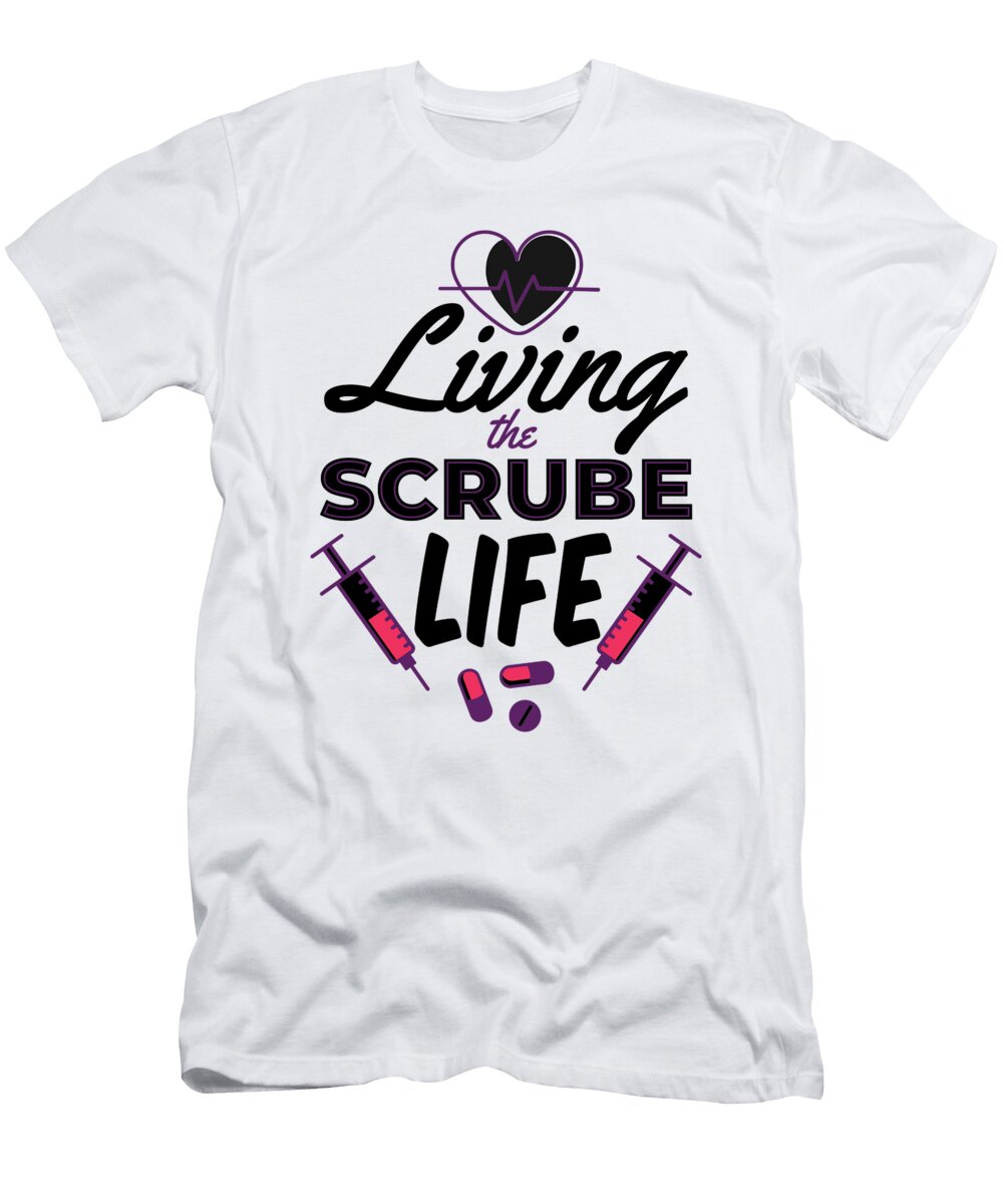 1 Nurse Life Nurse Gift Florian Dold Art T-Shirt