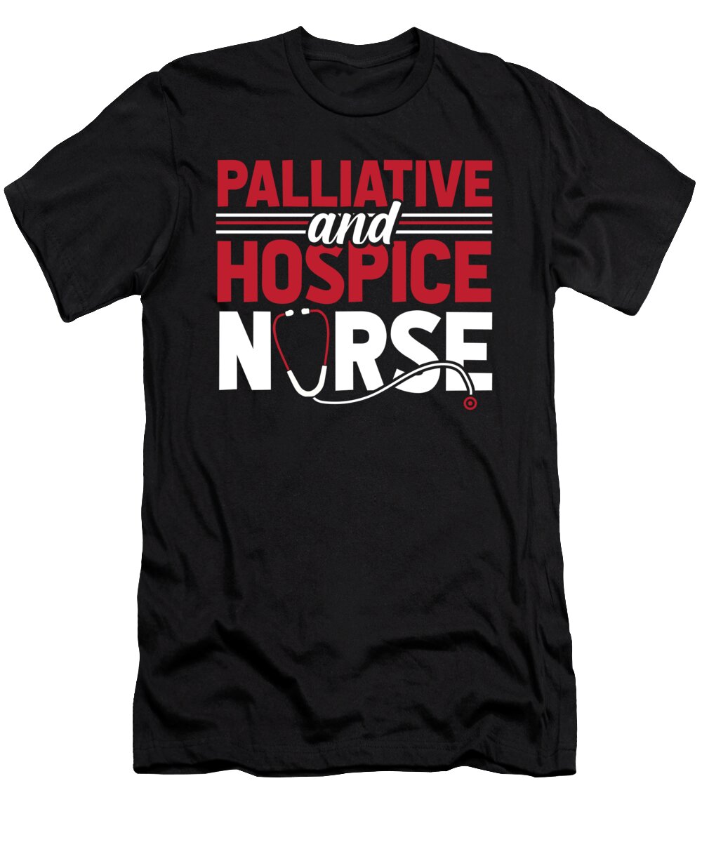 1 Nursing Caretaker Hospital Palliative and Hospice Nurse Crazy Squirrel T-Shirt