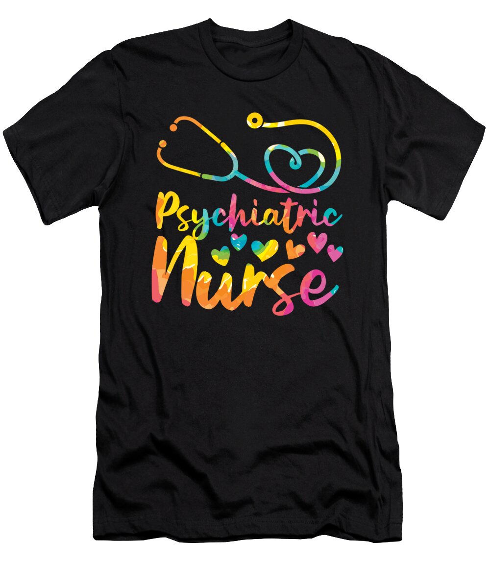 1 Nursing Caretaker Hospital Psych Nurse Crazy Squirrel T-Shirt