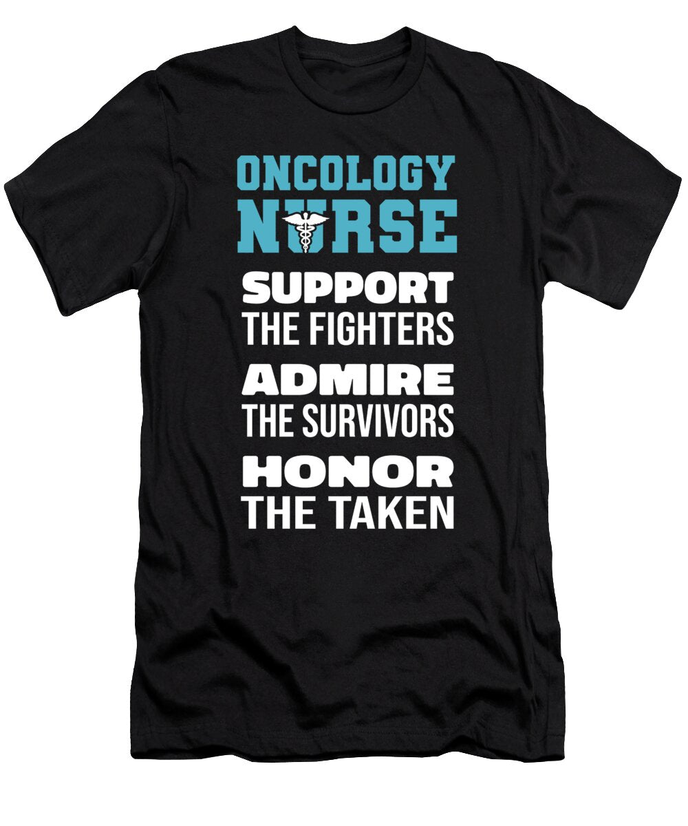1 Nursing Cool Hospital Caretaker Oncology Nurse Crazy Squirrel T-Shirt