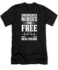 1 Nursing Heartbeat Caretaker Hospital Emergency Nurse Crazy Squirrel T-Shirt