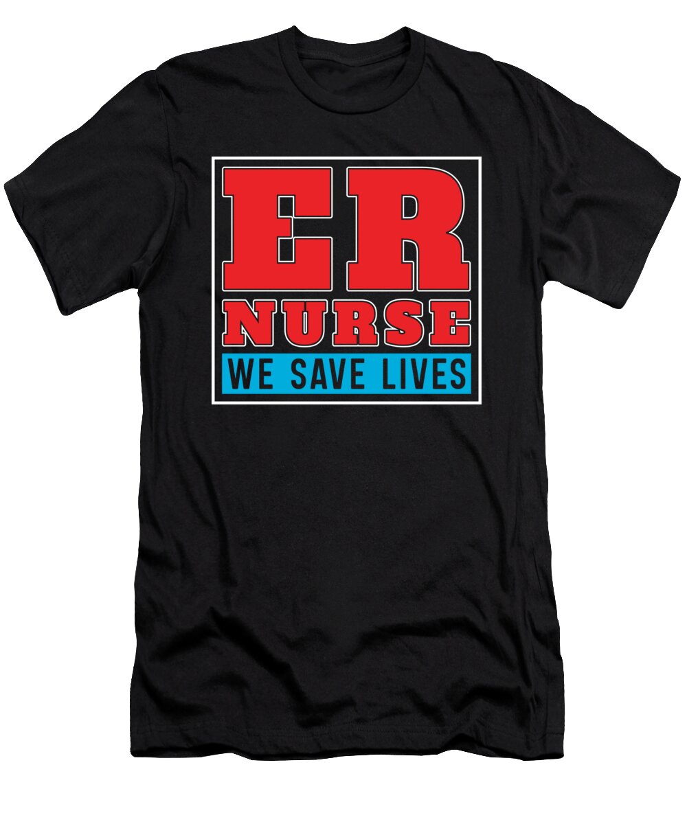 1 Nursing Hospital Caretaker Emergency Nurse Crazy Squirrel T-Shirt