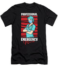 1 Nursing Professional Caretaker Hospital Emergency Nurse Crazy Squirrel T-Shirt