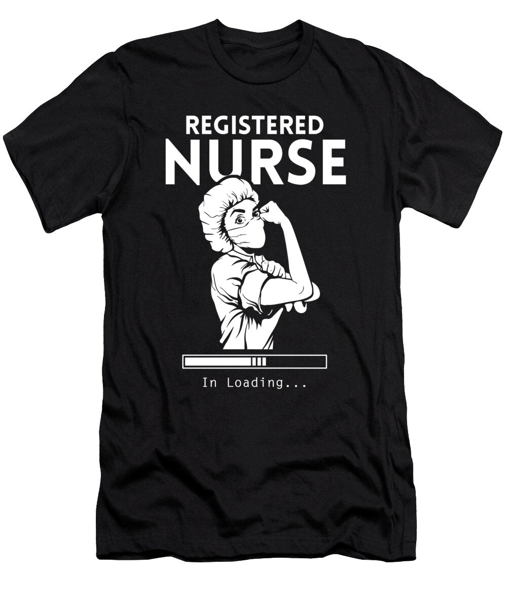 1 Nursing Rn Hospital Caretaker Registered Nurse Crazy Squirrel T-Shirt