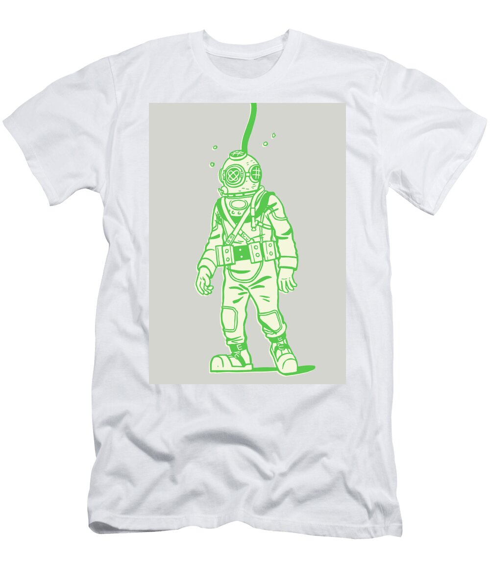 1 Old Time Scuba Diving Csa Images T-Shirt
