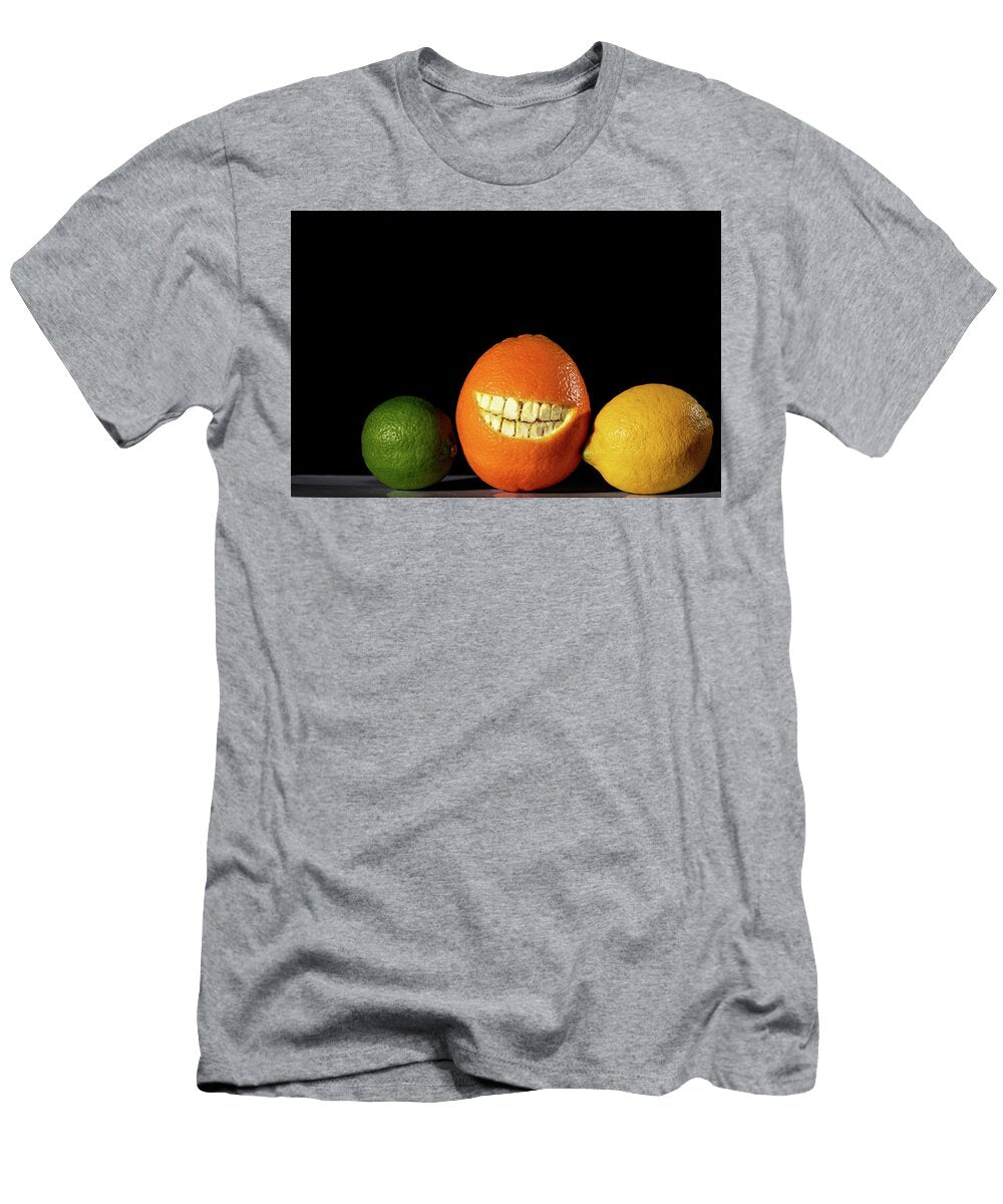 1 Orange with a Cut Smile Lemon and Lime Stefan Rotter T-Shirt