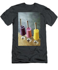 1 Organic Mixed Fresh Fruit Smoothie Glasses on Cafe Table Jm Travel Photography T-Shirt