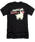 1 Papa Llama Alpaca Animal Lover Fathers Day Gift Haselshirt T-Shirt