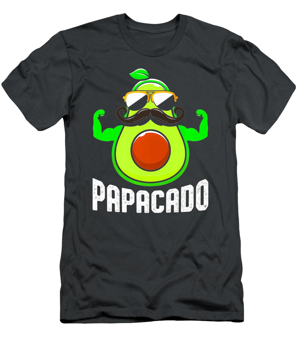 1 Papacado Funny Avocado Dad Husband Fathers Day Handsley Nguyen T-Shirt