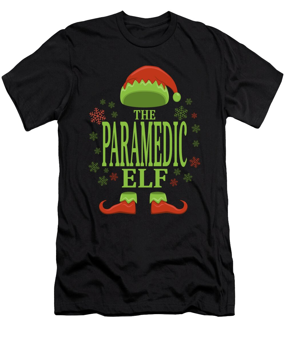 1 Paramedic Christmas Elf Manuel Schmucker T-Shirt