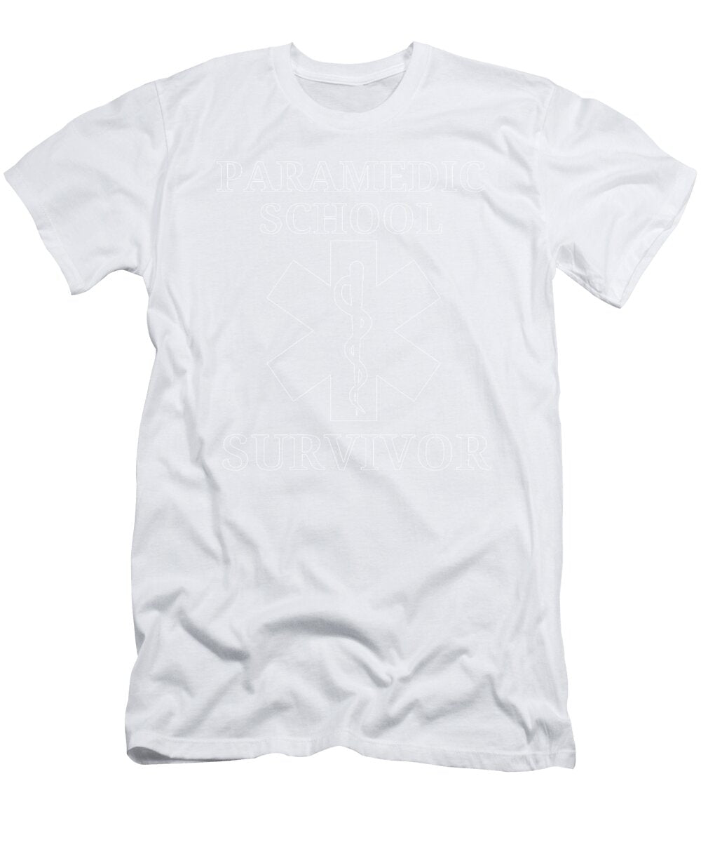 1 Paramedic Shool Survivor Emt Graduate Kanig Designs T-Shirt