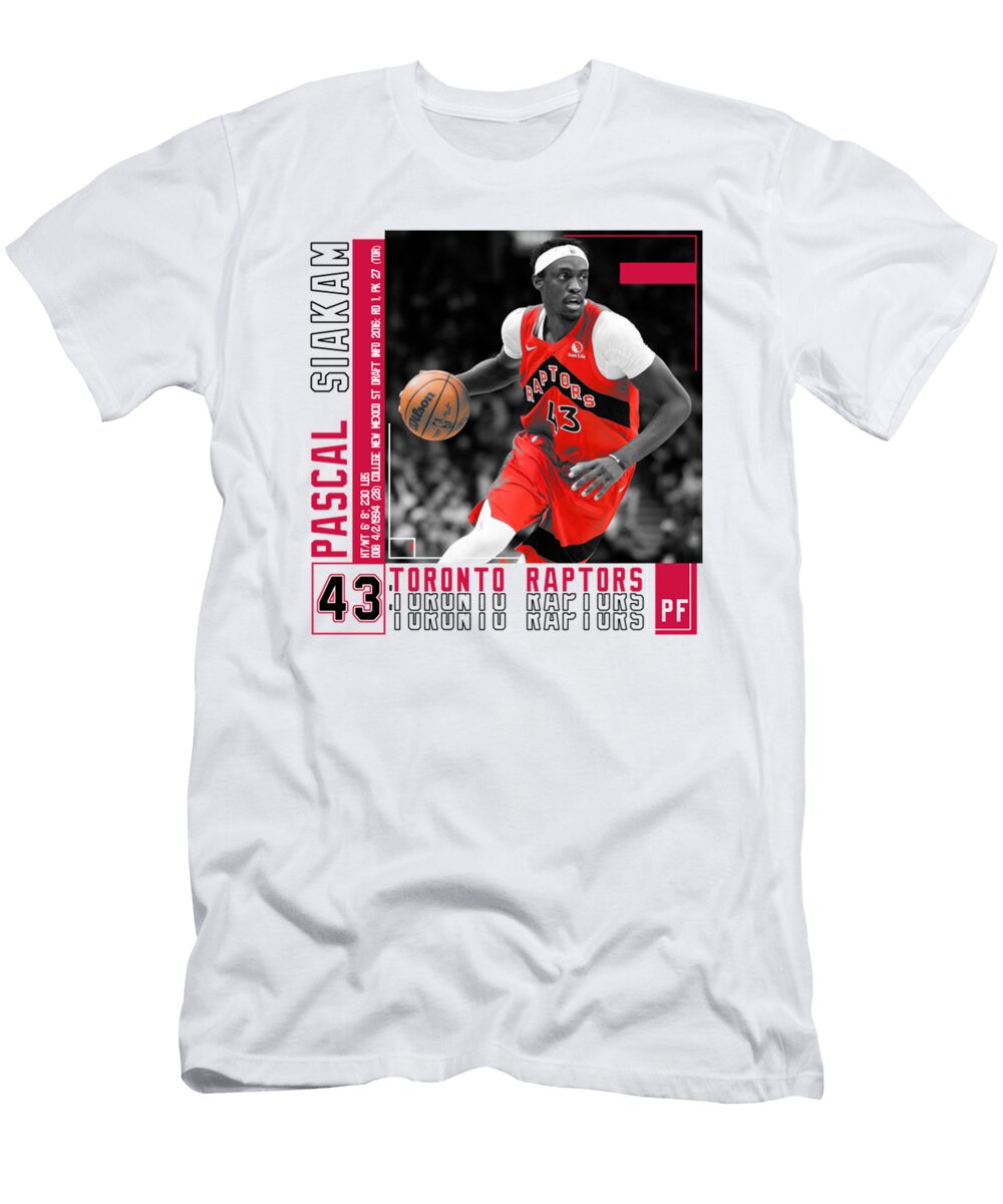 1 Pascal Siakam Basketball Kelvin Kent T-Shirt